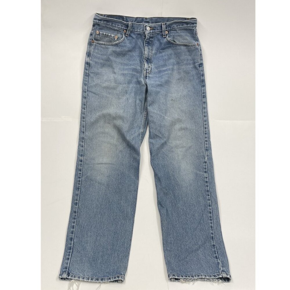 Levi's 550 Vintage Relaxed Fit Tapered Leg Blue Jeans Size 36 Men's Fits 36x34